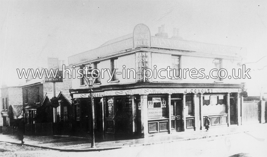 The Prince of Wales Public House, Lower Queens Road, Buckhurst Hill, Essex c.1910